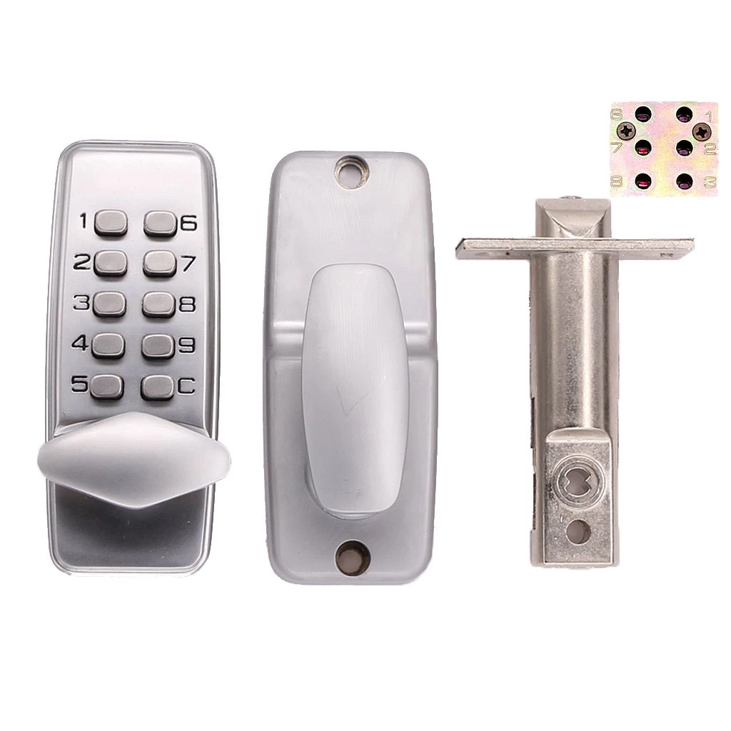 American No Power Supply Keyless Waterproof-Fireproof Mechanical Code Door Lock