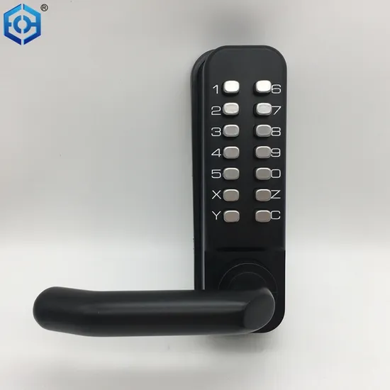 Ingresso meccanico Combinazione Pulsante Codice residenziale Serratura digitale con maniglia senza chiave
